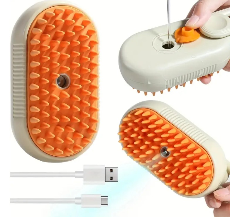 Miniatura 2 de Cepillo mascotas Automático Vapor 3En1